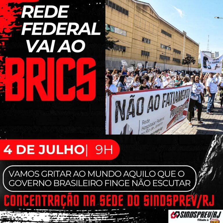 Servidores vão denunciar no Brics ataque do governo Lula à saúde federal