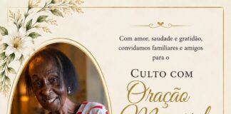 Culto com oração memorial